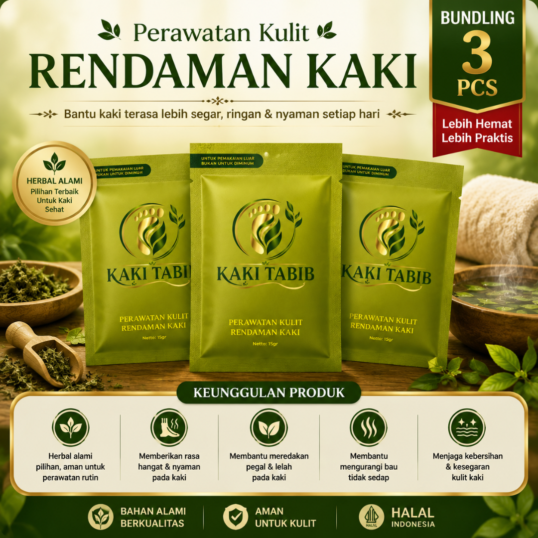 [PG STORE] Bundling Get 3 Kaki Tabib - Perawatan Kulit Rendaman Kaki (15g)