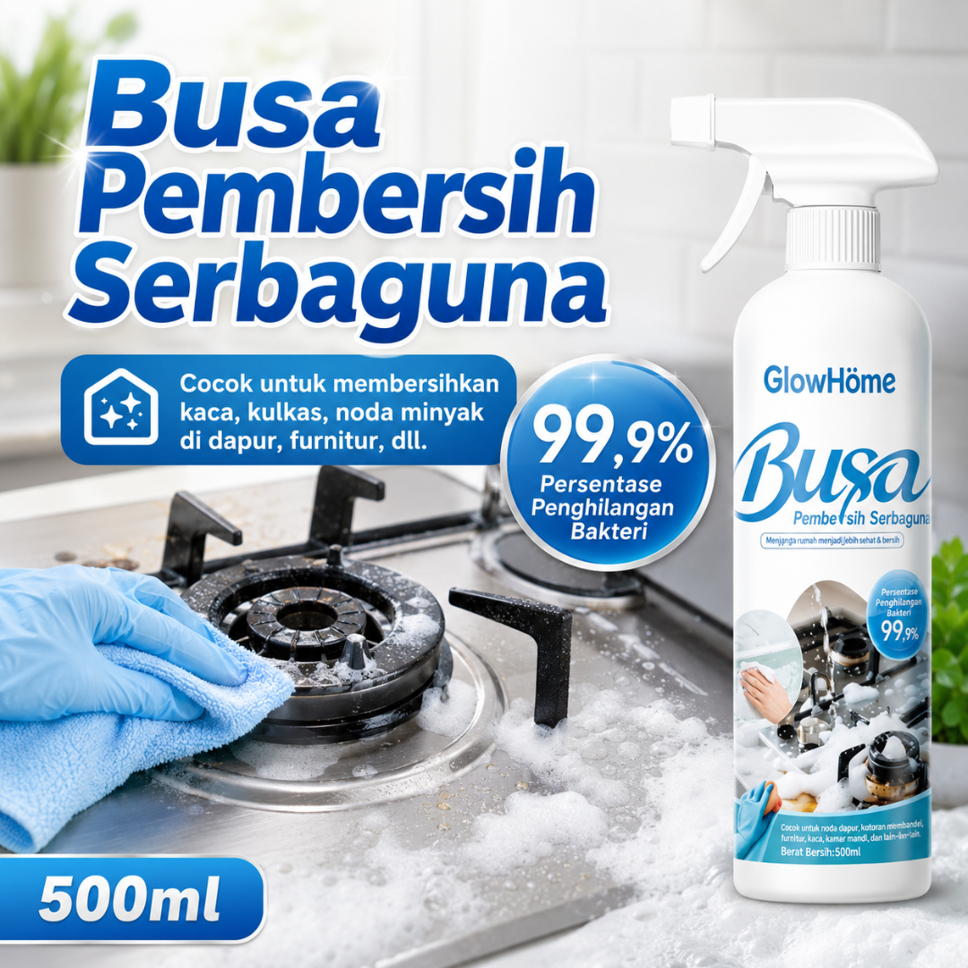 [PG STORE] Glow Home Semprotan Pembersih Ampuh untuk Dapur Kamar Mandi & Lantai | Angkat Noda Membandel Tanpa Ribet Serbaguna